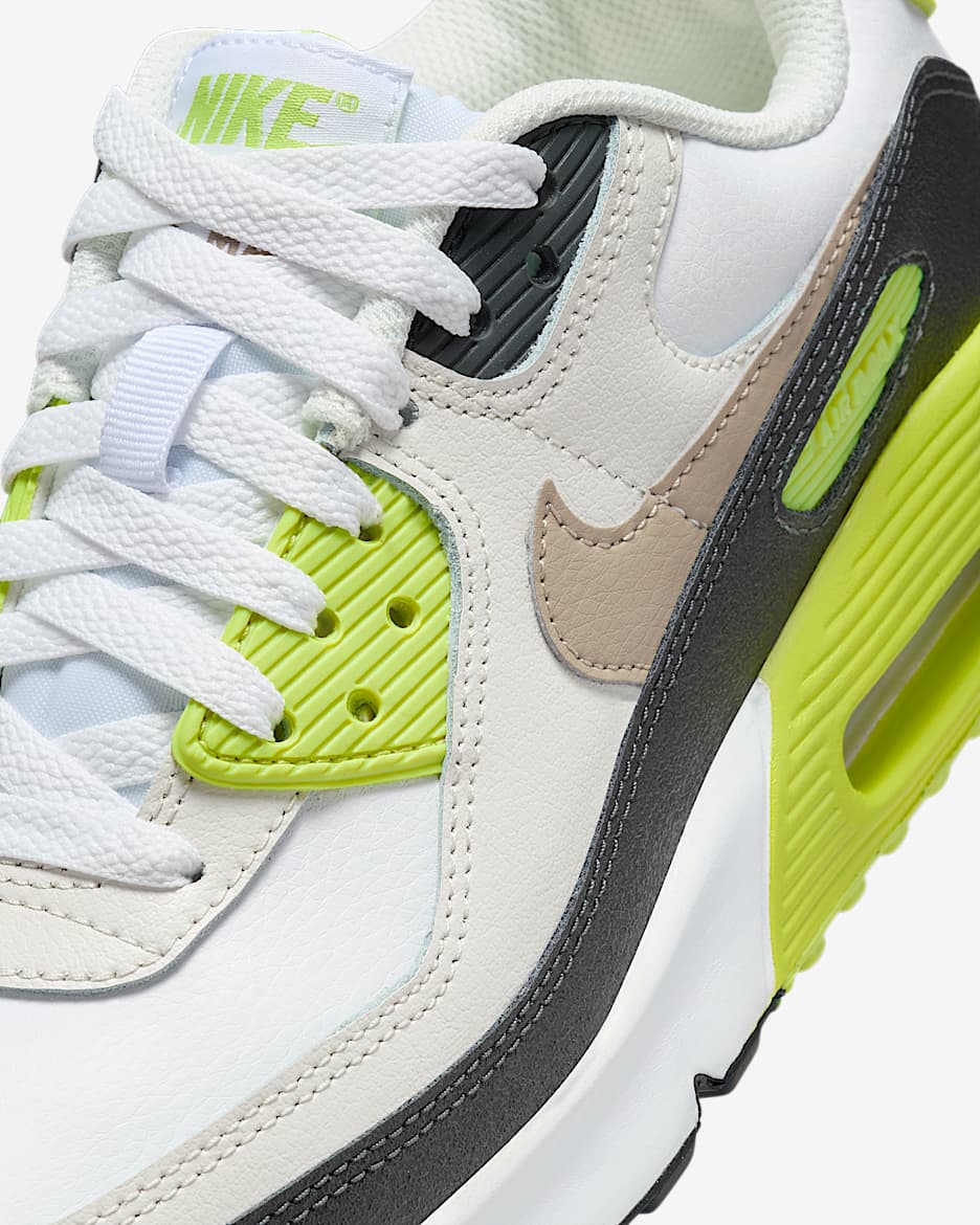 Nike air max 90 green and white sales